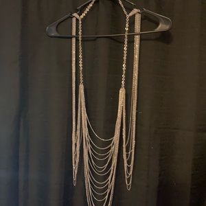 Vincero body chain jewelry vest (silver)
